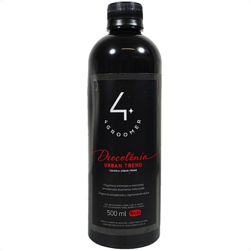 DEOCOLÔNIA URBAN TREND 500ML 4 GROOMER PROFISSIONAL IBASA PARA CÃES E GATOS